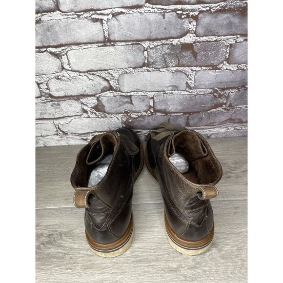 John Varvatos Eric Brown Leather Lace Moc Toe Work Chukka Boots Men 42EU/9M US main image 8